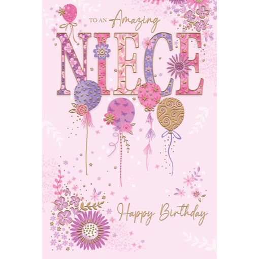 Picture of AMAZING NIECE BIRTHDAY CARD